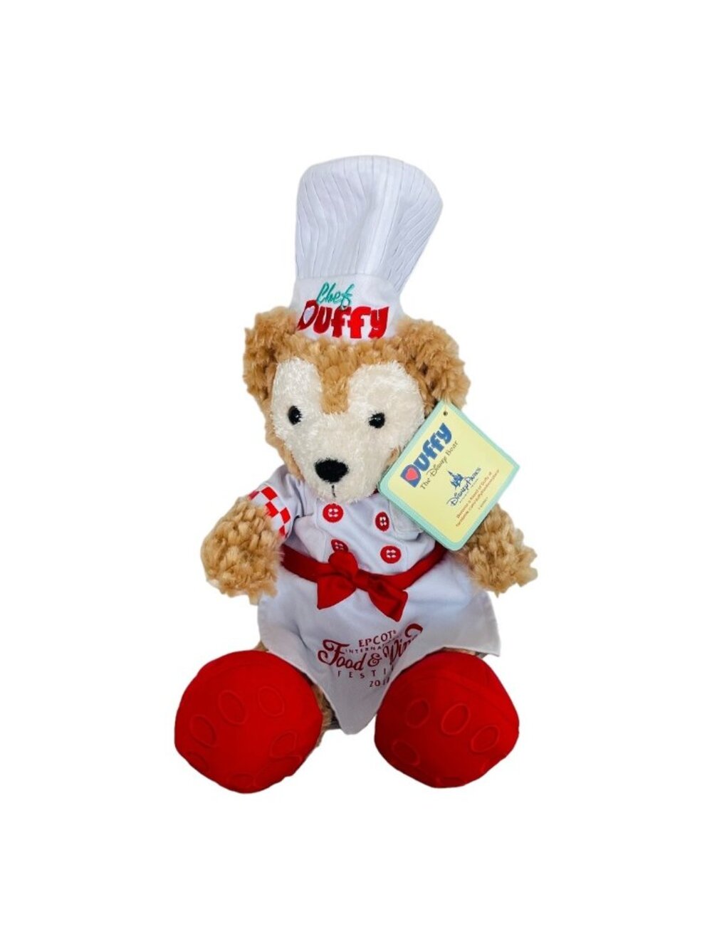 Disney Parks 2014 Epcot Food and Wine Festival Chef Duffy the Disney Bear Plush